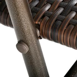 Tabourets De Bar Pliable Style Colonial - Lot De 4 Tabourets De Bar - Repose-pied + Accoudoirs - Métal époxy Résine Tressée Chocolat -Vous ne pouvez pas battre les meubles. 7f38facce7923ea63eae6c0a7229dafb none 8acfd5a6c480c9b23e0272f90dc2e047 8acfd5a