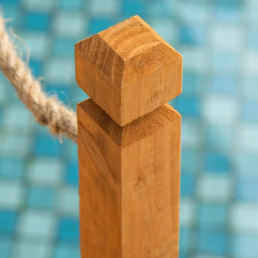 Pont De Jardin - Pont De Bassin - Passerelle En Bois Avec Balustrade - Dim. 121L X 57,5l X 59H Cm - Bois De Sapin Pré-huilé 6 Pont De Jardin - Pont De Bassin - Passerelle En Bois Avec Balustrade - Dim. 121L X 57,5l X 59H Cm - Bois De Sapin Pré-huilé – Image 6