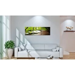 Tableau Triptyque Forêt Zen