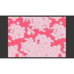 Papier Peint Déco Nuage Fleuri Rose