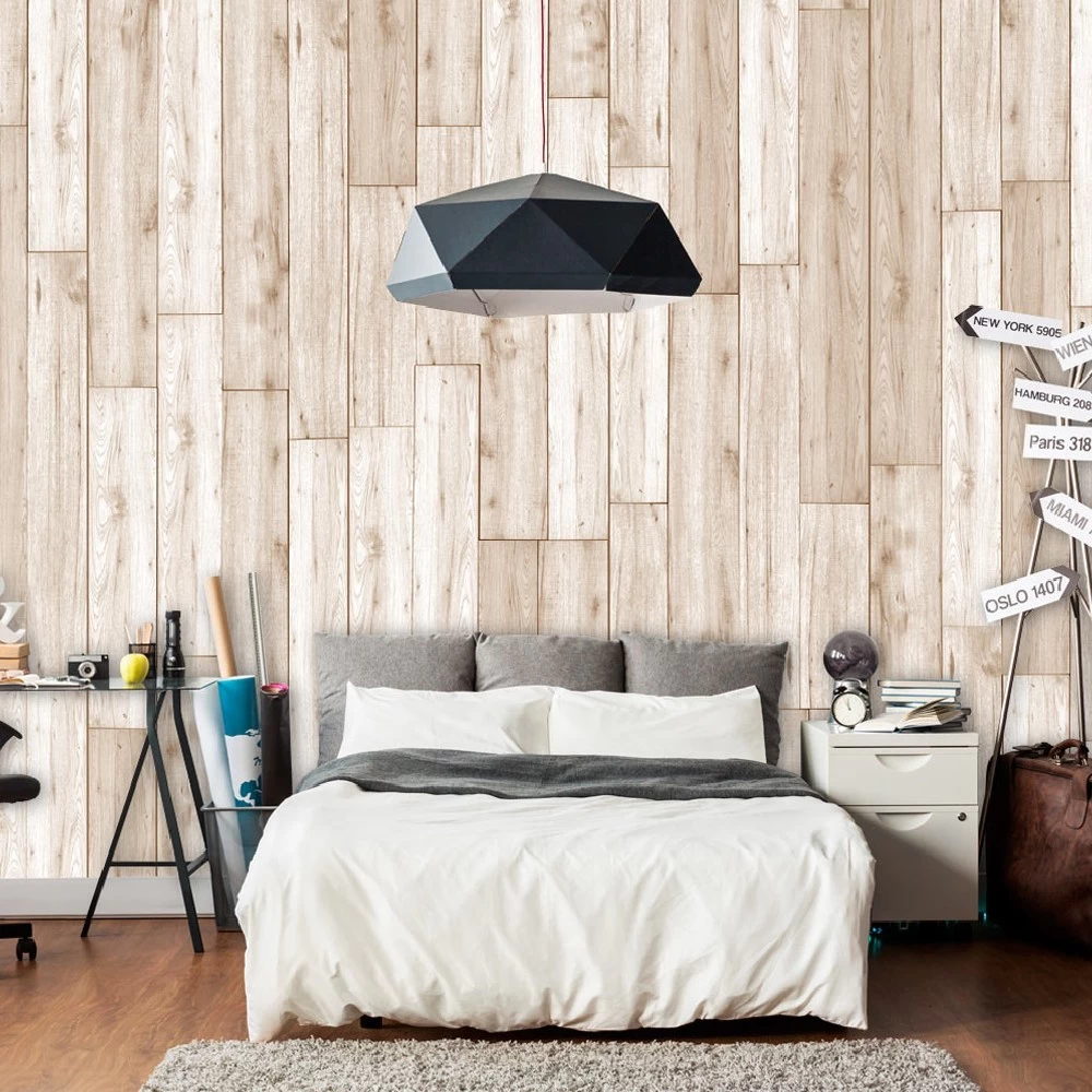 Papier Peint Imitation Lambris Bois Naturel 2 Papier Peint Imitation Lambris Bois Naturel – Image 2