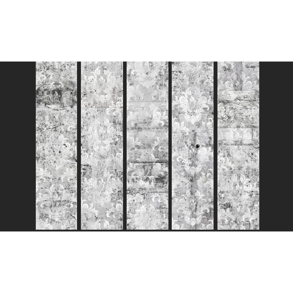 Papier Peint Gris Baroque Moderne 1 Papier Peint Gris Baroque Moderne