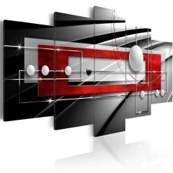 Tableau 5 Panneaux Symétrie Moderne -Vous ne pouvez pas battre les meubles. 809984