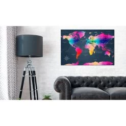 Tableau En Liège Cristaux Colorés