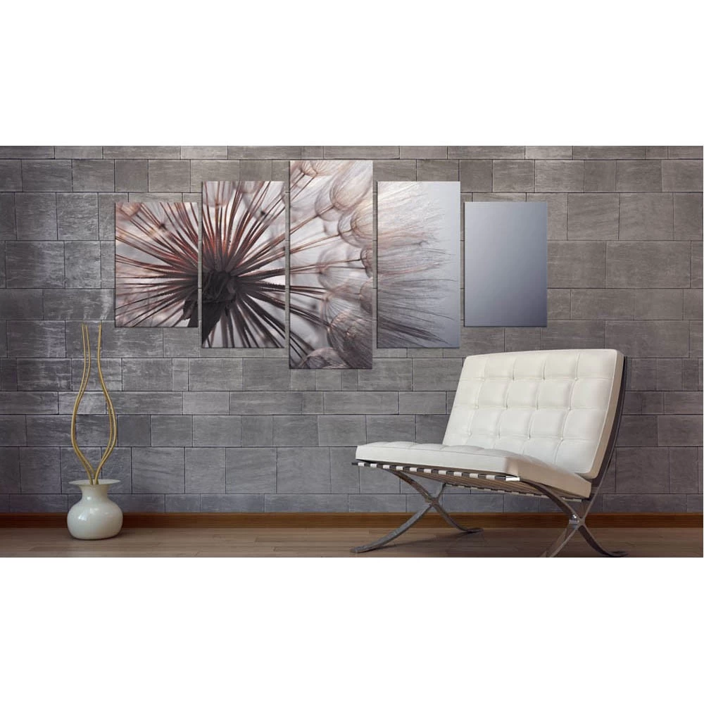 Tableau 5 Panneaux Pissenlit Souffle éphémère 4 Tableau 5 Panneaux Pissenlit Souffle éphémère – Image 4