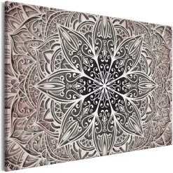 Tableau Imprimé Rosace Style Oriental Effet Bois Gris 6 Tableau Imprimé Rosace Style Oriental Effet Bois Gris -Vous ne pouvez pas battre les meubles. 815597