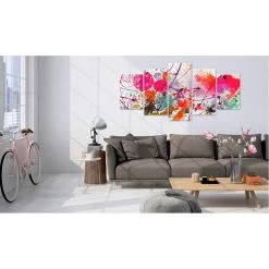 Tableau Imprimé Abstrait Projection De Peinture Multicolore -Vous ne pouvez pas battre les meubles. 815606 morePictures 1