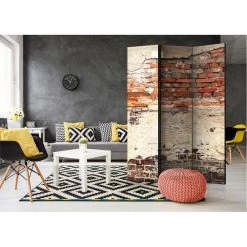 Paravent Imprimé Mur De Briques City History 3 Volets -Vous ne pouvez pas battre les meubles. 815696 morePictures 1