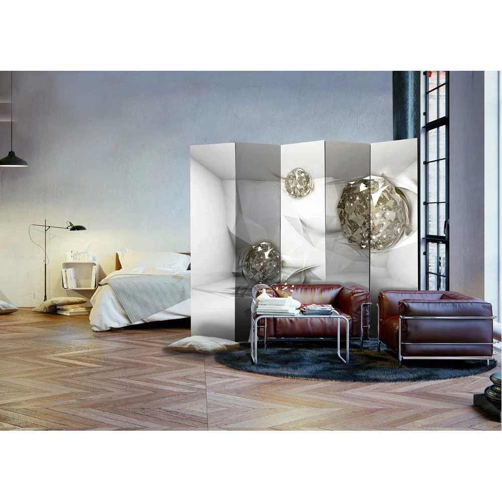 Paravent Imprimé Abstrait Diamant 5 Volets 3 Paravent Imprimé Abstrait Diamant 5 Volets – Image 3