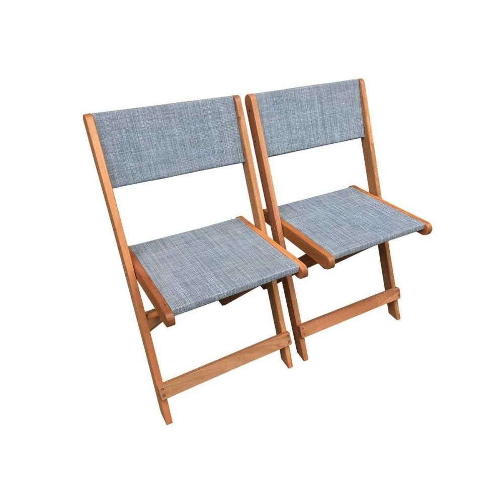 Salon De Jardin Repas Séoul - 1 Table + 6 Chaises - Maple - Gris 3 Salon De Jardin Repas Séoul - 1 Table + 6 Chaises - Maple - Gris – Image 3