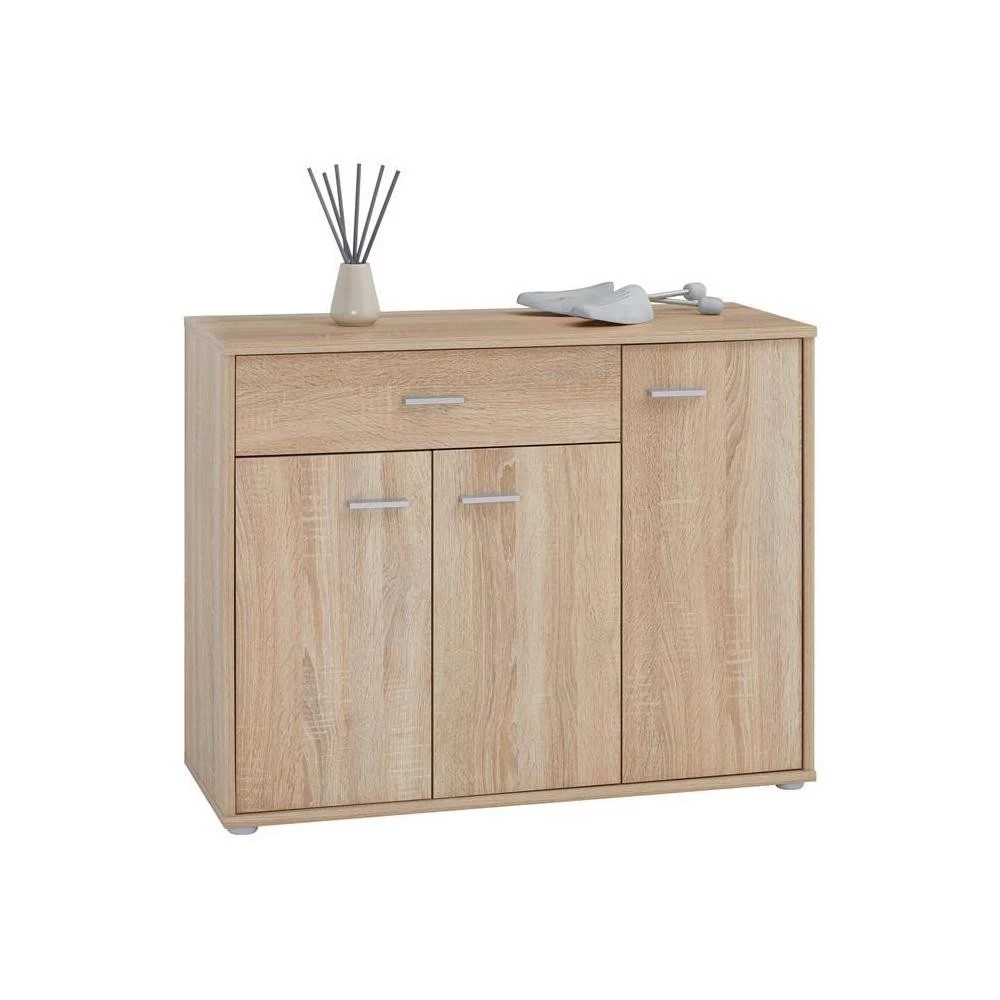 Meuble à Chaussures CAMILLE En Mélaminé Décor Chêne Sonoma 4 Meuble à Chaussures CAMILLE En Mélaminé Décor Chêne Sonoma – Image 4