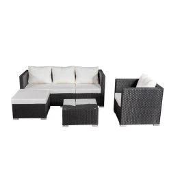 5 Places - Ensemble Salon De Jardin Résine Tressée - Noir / Ecru - LUNGA 5 8 5 Places - Ensemble Salon De Jardin Résine Tressée - Noir / Ecru - LUNGA 5 -Vous ne pouvez pas battre les meubles. 88da839769cb3291315101f00d533892 none aefaa52dc1c6d743cdd7a16a39f1da68 aefaa52
