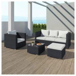 5 Places - Ensemble Salon De Jardin Résine Tressée - Noir / Ecru - LUNGA 5 7 5 Places - Ensemble Salon De Jardin Résine Tressée - Noir / Ecru - LUNGA 5 -Vous ne pouvez pas battre les meubles. 88da839769cb3291315101f00d533892 none e6abf0e8f79a981bb1725e9b4cdd1ef0 e6abf0e