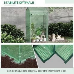 Serre De Jardin Serre à Tomates Anti-UV Dim. 100L X 51l X 170H Cm Porte Zipée Déroulante Métal Thermolaqué PE Vert 14 Serre De Jardin Serre à Tomates Anti-UV Dim. 100L X 51l X 170H Cm Porte Zipée Déroulante Métal Thermolaqué PE Vert -Vous ne pouvez pas battre les meubles. 8b99f130a9cac0b22d1de7804775bcc3 none d89809dcaba3872139e2e95748573341 d89809d