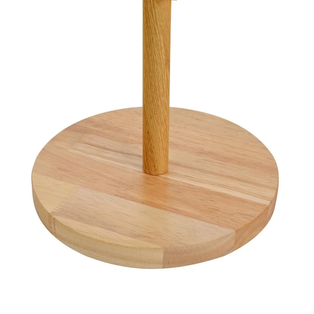 Lampadaire Sur Pied Circulaire 40 W Max. Abat-Jour Bois Naturel Clair Dim. Ø 38 X 160 Cm 8 Lampadaire Sur Pied Circulaire 40 W Max. Abat-Jour Bois Naturel Clair Dim. Ø 38 X 160 Cm – Image 8