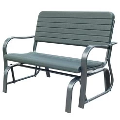 Banc à Bascule De Jardin 2 Places - Accoudoirs, Assise, Dossier Ergonomique - Métal époxy HDPE Effet Grain Bois Vert Fougère -Vous ne pouvez pas battre les meubles. 945bf916695c9bb98b77a1a516bf0d68 none 3d3a11b84bfaa4f18b937db451d63a8c 3d3a11b