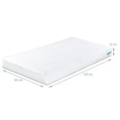 Matelas Enfant à Mémoire De Forme Avec Housse à L'aloe Vera 120X60 -Vous ne pouvez pas battre les meubles. 94cdee304cb7c2f96adfba9191dfe8ad none cec3b83a9175211b6df51d7937de0c5f cec3b83 1
