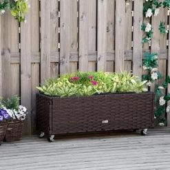 Jardinière Sur Roulettes Dim. 94L X 31l X 36H Cm Feutre De Drainage Inclus Résine Tressée Aspect Rotin Chocolat 9 Jardinière Sur Roulettes Dim. 94L X 31l X 36H Cm Feutre De Drainage Inclus Résine Tressée Aspect Rotin Chocolat -Vous ne pouvez pas battre les meubles. 9d13a1cad457e21e9c7ea96340e9584a none a976e8b63307f846131fe96201ee8570 a976e8b