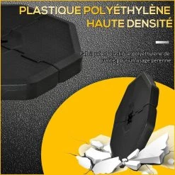 Lot De 4 Poids De Lestage Octogonales Avec Poignées - Compatibilité Parasols Déportés Piètement Croix - HDPE Texturé Noir -Vous ne pouvez pas battre les meubles. a6271ecad77e3f6e167930a1d34315da none 8e00a05588d29986723f72a0a95bc8c6 8e00a05