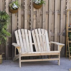 Banc De Jardin 2 Places Design Adirondack Assise Dossier à Lattes Larges Accoudoirs Bois Naturel Pin Lasuré -Vous ne pouvez pas battre les meubles. aae8217895f73c974ed1e15c2e8765ee none 62009cf40f41c16938a95e2fbec9220d 62009cf