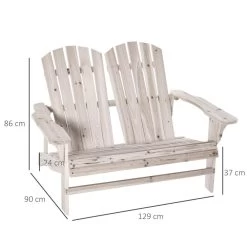 Banc De Jardin 2 Places Design Adirondack Assise Dossier à Lattes Larges Accoudoirs Bois Naturel Pin Lasuré -Vous ne pouvez pas battre les meubles. aae8217895f73c974ed1e15c2e8765ee none de20155c81591de64cfbba8b316789cc de20155
