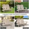 Banc De Jardin 2 Places Design Adirondack Assise Dossier à Lattes Larges Accoudoirs Bois Naturel Pin Lasuré