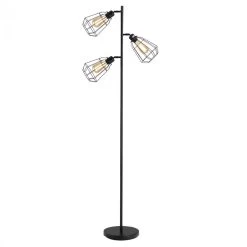 Lampadaire Design Industriel 3 Ampoules Max. 40 W Abat-jour Cage Métal Noir -Vous ne pouvez pas battre les meubles. aba150a1af2e9ba231df792ae8e8e86b none 2fdb30a328384738c1cf4afb73ccb4c9 2fdb30a