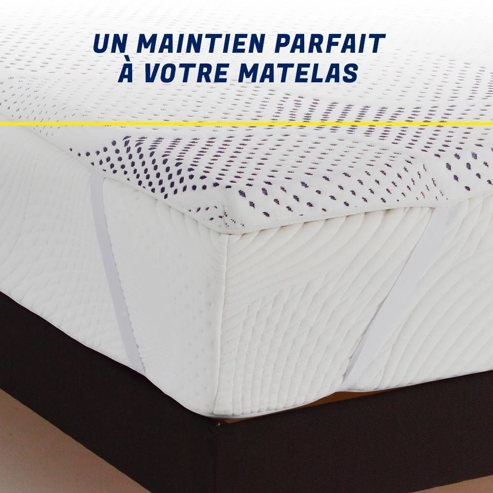 OLYMPE LITERIE | Surmatelas ViscoTouch Mousse à Mémoire De Forme | 140x190 2 OLYMPE LITERIE | Surmatelas ViscoTouch Mousse à Mémoire De Forme | 140x190 – Image 2
