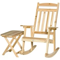 Fauteuil De Jardin à Bascule Avec Table Basse Rocking Chair Style Rural Chic Bois Sapin Pré-huilé -Vous ne pouvez pas battre les meubles. b28b133c37cfb5cc796d5bc16358ba27 none 23588ec9dc156f2468c862ee37f5130a 23588ec