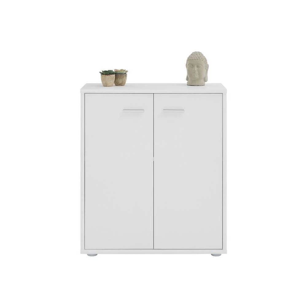 Buffet FIRMIN En Mélaminé Blanc Mat 2 Buffet FIRMIN En Mélaminé Blanc Mat – Image 2