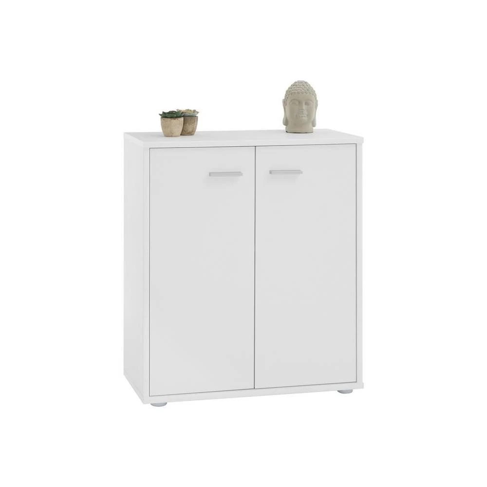 Buffet FIRMIN En Mélaminé Blanc Mat 4 Buffet FIRMIN En Mélaminé Blanc Mat – Image 4