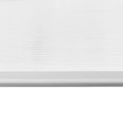 Auvent Marquise De Porte Design Voûté Arrondi Dim. 100L X 80l X 23H Cm Polycarbonate Plastique Noir