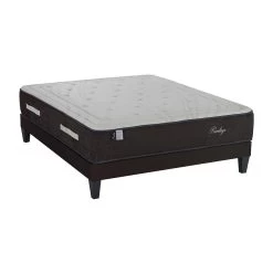 BELLECOUR LITERIE | Ensemble Privilège 180x200 Cm | Matelas Ressorts Ensachés + Sommier Bois | Ferme