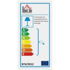 Lampadaire Design Contemporain 2 étagères Intégrées 60 W Max. Dim. 45L X 45l X 148H Cm Pin Lin Gris -Vous ne pouvez pas battre les meubles. ccfcf4bc432bf548c36c8f2c7a56a4a4 none d0b745f089c477ae951a5b531b50302c d0b745f