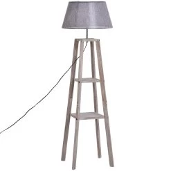 Lampadaire Design Contemporain 2 étagères Intégrées 60 W Max. Dim. 45L X 45l X 148H Cm Pin Lin Gris -Vous ne pouvez pas battre les meubles. ccfcf4bc432bf548c36c8f2c7a56a4a4 none f050452a1f774d30ca19c8ea5b7b886b f050452