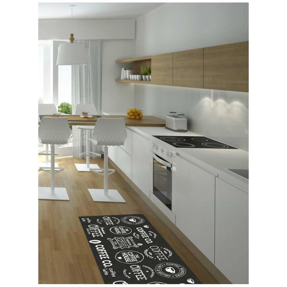Tapis Cuisine CAFE HOUSE Polypropylène - 67x180 Cm 3 Tapis Cuisine CAFE HOUSE Polypropylène - 67x180 Cm – Image 3