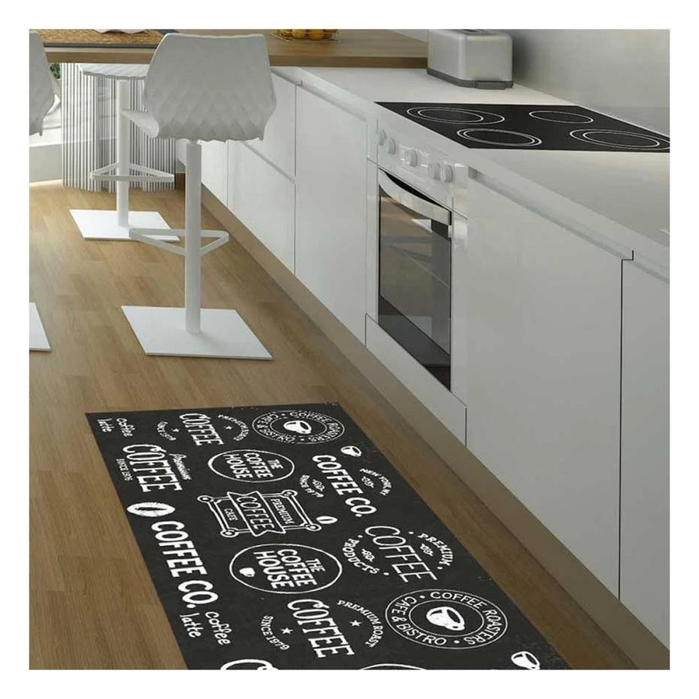 Tapis Cuisine CAFE HOUSE Polypropylène - 67x180 Cm 1 Tapis Cuisine CAFE HOUSE Polypropylène - 67x180 Cm