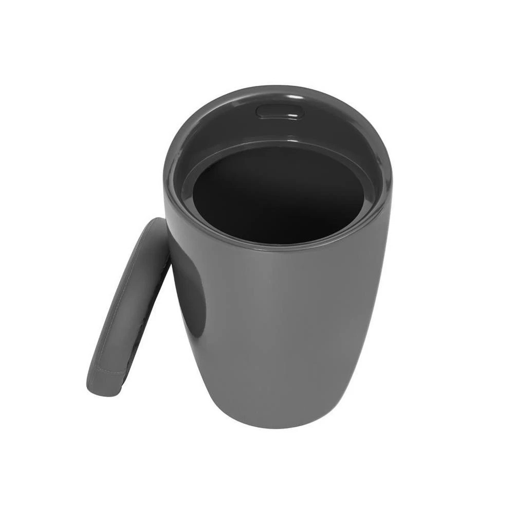 Tabouret Coffre De Rangement DANIEL Gris 1 Tabouret Coffre De Rangement DANIEL Gris