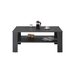 Table Basse LORIENT En Mélaminé Décor Gris Cendré