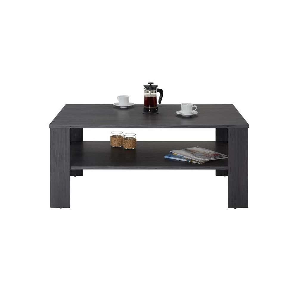 Table Basse LORIENT En Mélaminé Décor Gris Cendré 1 Table Basse LORIENT En Mélaminé Décor Gris Cendré