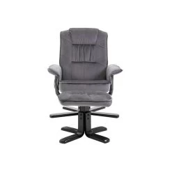 Fauteuil De Relaxation Avec Repose-pieds CHARLES En Velours Gris -Vous ne pouvez pas battre les meubles. eec951938d5207f1575ba3e82dbd44cb none d35b3f7e41ac585e0804ed526260839e d35b3f7
