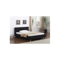 Lit Simple NIZZA 120 X 190 Cm Capitonné Avec Sommier Revêtement En Tissu Noir -Vous ne pouvez pas battre les meubles. f014a1de0bc27fbdc46ee64570bdea07 none 983fe0bf780e7095c51b0e0b5fc9f0d1 983fe0b