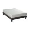 OLYMPE LITERIE | Ensemble Sensitive 140x190 Cm | Matelas Mémoire De Forme + Sommier Bois | Ferme