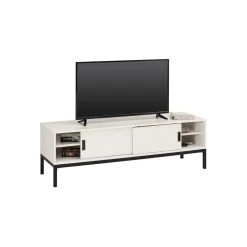 Meuble TV SELMA 2 Portes Coulissantes Lasuré Blanc -Vous ne pouvez pas battre les meubles. f4f7e4e5d5798fbc36056246f9d9fe16 none f84d330c70e766d96e64a2d92edde767 f84d330
