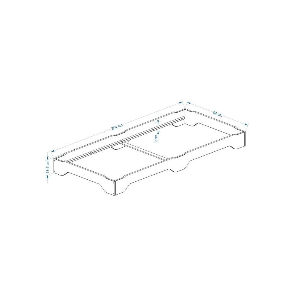 Lot De 2 Lits Superposables RONNY En Pin 90 X 200 Cm Vernis Naturel 1 Lot De 2 Lits Superposables RONNY En Pin 90 X 200 Cm Vernis Naturel