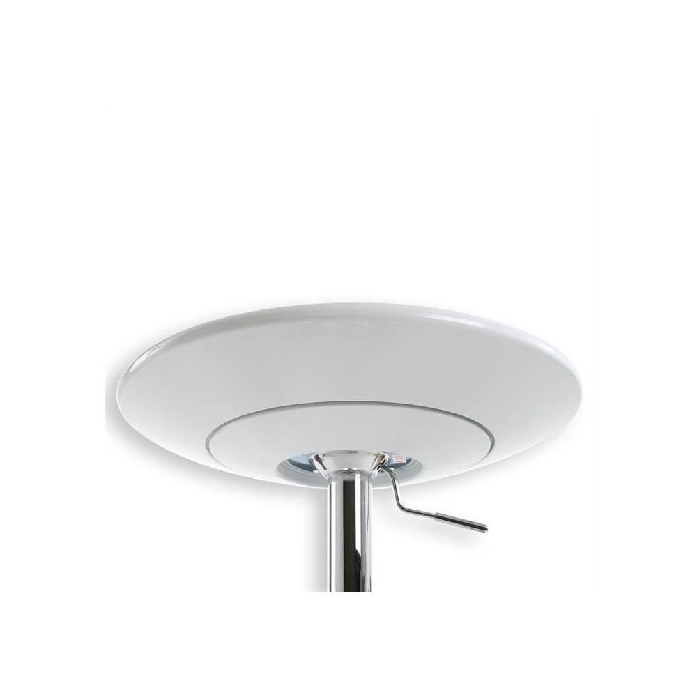 Table Haute De Bar DOMINIK En Plastique Blanc 2 Table Haute De Bar DOMINIK En Plastique Blanc – Image 2