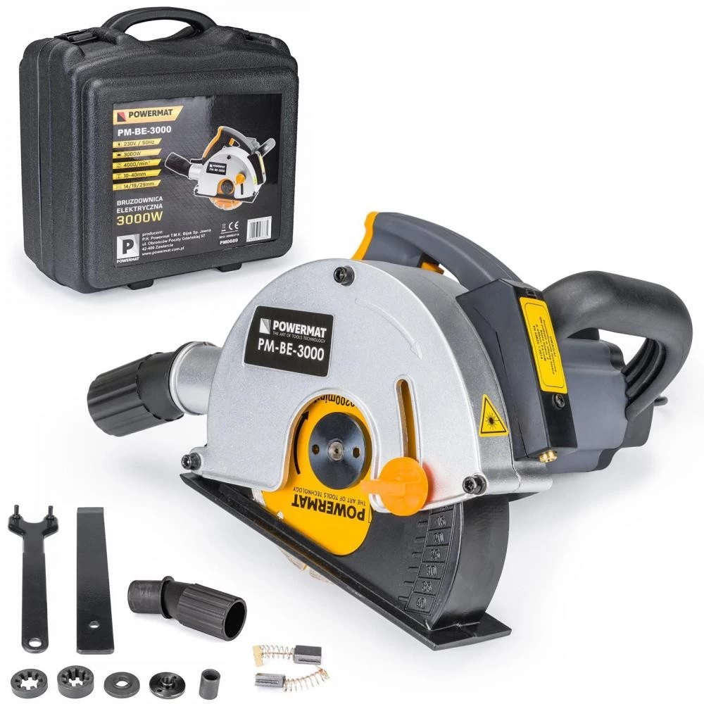 Mallette Rainureuse électrique à Béton Double Disques Avec Laser 3000W 4 Mallette Rainureuse électrique à Béton Double Disques Avec Laser 3000W – Image 4