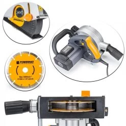 Mallette Rainureuse électrique à Béton Double Disques Avec Laser 3000W