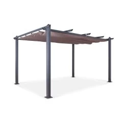 Tonnelle/Pergola Aluminium 3x4m Toile Coulissante Rétractable - Gris Taupe - Hero XL -Vous ne pouvez pas battre les meubles. fc1370591fab493eccd6df8ee9d7ab9b none b2de7eafad01b4cb77ad69a9f9aedf30 b2de7ea