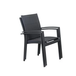 Table De Jardin Extensible Aluminium 135/270cm + 8 Fauteuils Empilables Textilène Gris Anthracite - ANDRA -Vous ne pouvez pas battre les meubles. fc2ca535643b60448c17f2bf0ffd28ec none d65d6f2655e0f9c0769d5877e2644816 d65d6f2